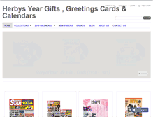 Tablet Screenshot of herbysgifts.com